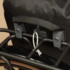 SACOCHE VELO 500 SUR PORTE BAGAGES 500 20L IMPERMEABLE NOIR -Vélos Équipement Magasin sacoche velo 500 sur porte bagages 500 20l impermeable noir 3