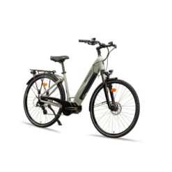 Seconde Vie - Vélo Ville électrique - NEOMOUV Ekia 2 - Kaki - EXCELLENT -Vélos Équipement Magasin seconde vie velo ville electrique neomouv ekia 2 kaki excellent 2