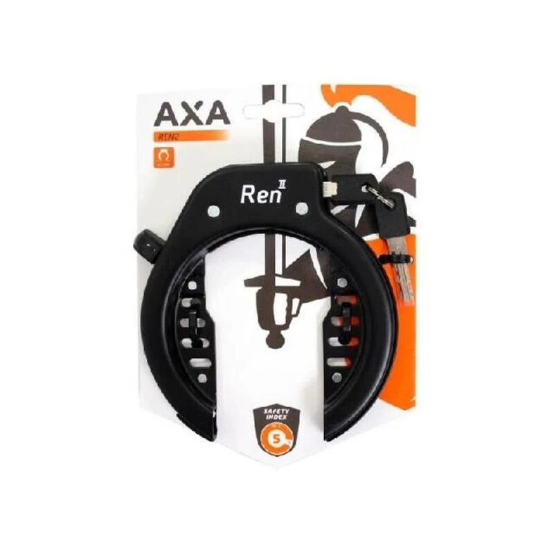 Serrure À Anneau Ren2 - Noir (Sur Carte) AXA Serrure À Anneau Ren2 - Noir (Sur Carte) -Vélos Équipement Magasin serrure a anneau ren2 noir sur carte 4