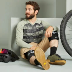 Rockrider SHORT VELO VTT ENDURO ALL MOUNTAIN BEIGE -Vélos Équipement Magasin short velo vtt enduro all mountain beige 4