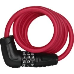 Abus Star 4508C/150 Serrure à Câble - Rouge -Vélos Équipement Magasin star 4508c150 serrure a cable rouge 2