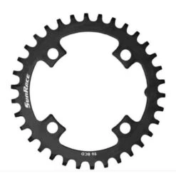 Sunrace Chain Top 30T Steel Black, BCD 96 -Vélos Équipement Magasin sunrace chain top 30t steel black bcd 96 1