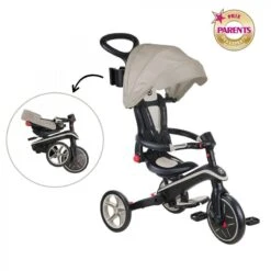 GLOBBER Tricycle EXPLORER 4-en-1 Évolutif & Pliable Taupe 4 GLOBBER Tricycle EXPLORER 4-en-1 Évolutif & Pliable Taupe -Vélos Équipement Magasin tricycle explorer 4 en 1 evolutif and pliable taupe 2