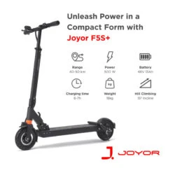 Trottinette Électrique Adulte Joyor F5S+ Noir 3 Trottinette Électrique Adulte Joyor F5S+ Noir -Vélos Équipement Magasin trottinette electrique adulte joyor f5s noir 1
