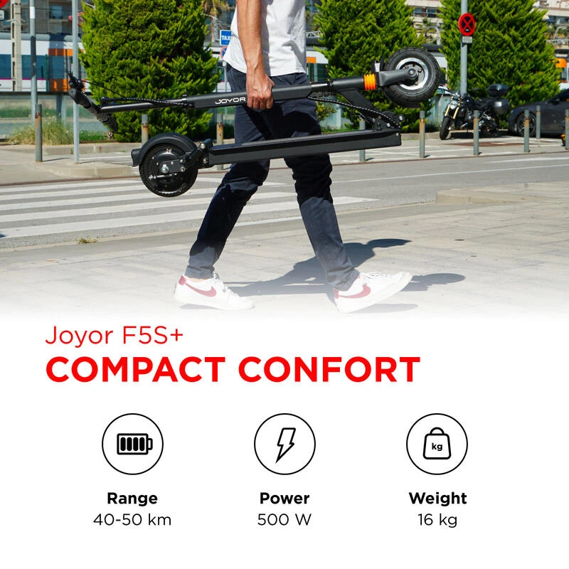 Trottinette Électrique Adulte Joyor F5S+ Noir Trottinette Électrique Adulte Joyor F5S+ Noir -Vélos Équipement Magasin trottinette electrique adulte joyor f5s noir 2