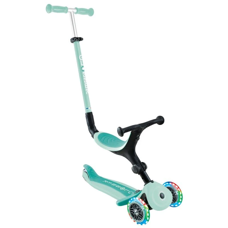 Trottinette évolutive GO-UP ACTIVE LIGHTS Vert menthe GLOBBER Trottinette évolutive GO-UP ACTIVE LIGHTS Vert Menthe -Vélos Équipement Magasin trottinette evolutive go up active lights vert menthe 1