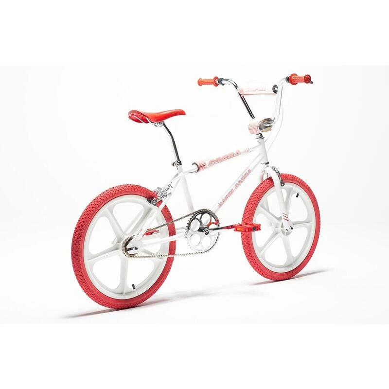 Vélo BMX rétro Capri Cobra blanc - rouge Vélo BMX Rétro Capri Cobra Blanc - Rouge -Vélos Équipement Magasin velo bmx retro capri cobra blanc rouge 4