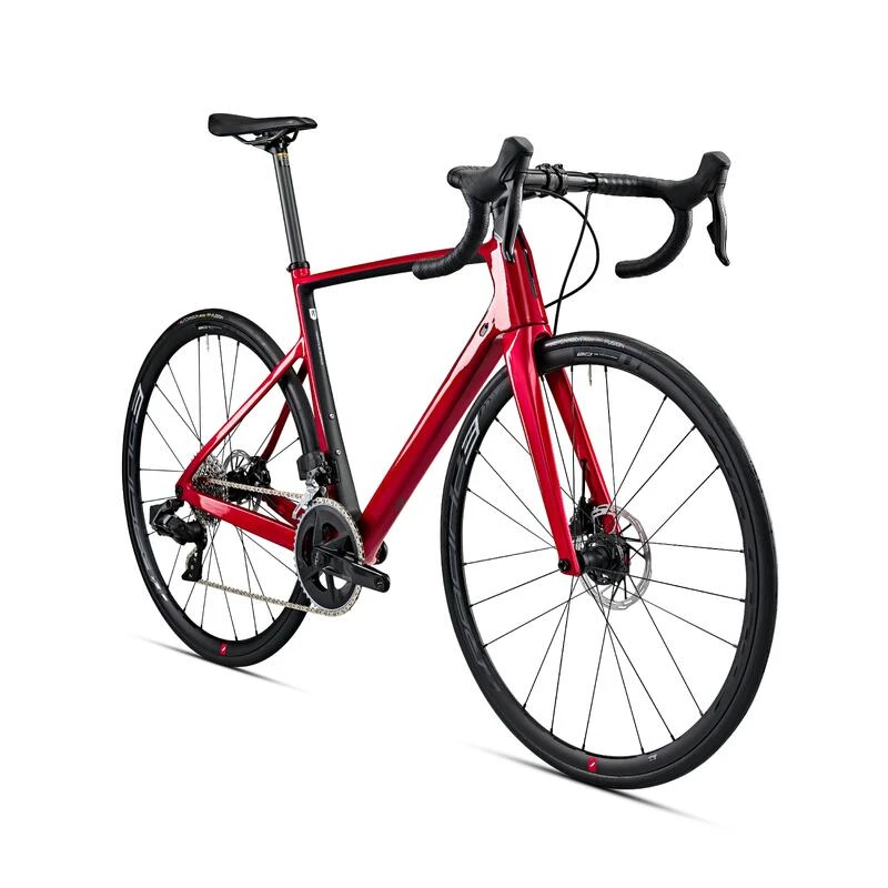 Vélo de Route EDR CF SRAM Rival AXS Capteur de Puissance Rouge Vélo De Route EDR CF SRAM Rival AXS Capteur De Puissance Rouge -Vélos Équipement Magasin velo de route edr cf sram rival axs capteur de puissance rouge 1