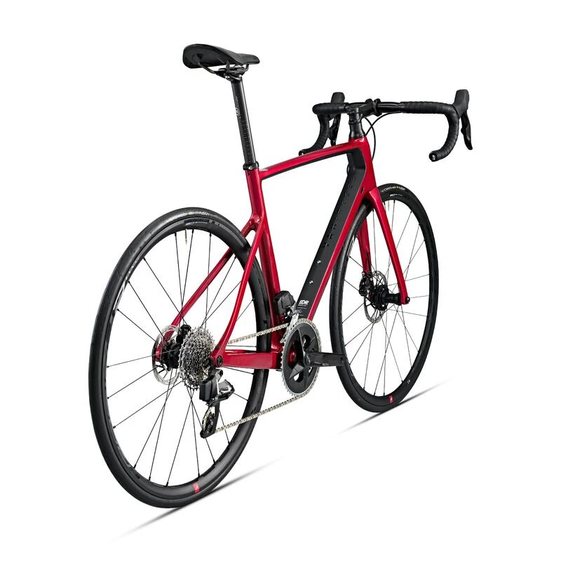 Vélo de Route EDR CF SRAM Rival AXS Capteur de Puissance Rouge Vélo De Route EDR CF SRAM Rival AXS Capteur De Puissance Rouge -Vélos Équipement Magasin velo de route edr cf sram rival axs capteur de puissance rouge 2
