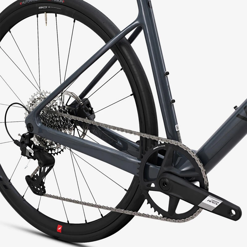 VELO DE ROUTE NCR CF FITNESS FLATBAR APEX 12S GRIS VELO DE ROUTE NCR CF FITNESS FLATBAR APEX 12S GRIS -Vélos Équipement Magasin velo de route ncr cf fitness flatbar apex 12s gris 4