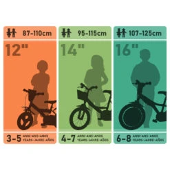 Velo Enfant 14 Pouces 4-6 Ans Happy -Vélos Équipement Magasin velo enfant 14 pouces 4 6 ans happy 3