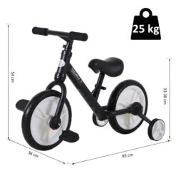 HOMCOM Vélo Enfant Draisienne 2 En 1 Roues 11" -Vélos Équipement Magasin velo enfant draisienne 2 en 1 roues 11 2