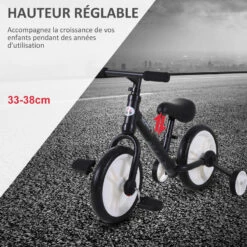HOMCOM Vélo Enfant Draisienne 2 En 1 Roues 11" -Vélos Équipement Magasin velo enfant draisienne 2 en 1 roues 11 3