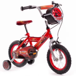 Vélo Enfant Huffy Disney Pixar Cars 12 Pouces 3-5 Ans + Stabilisateurs