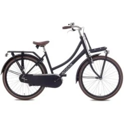 Vélo Enfant Nogan Cargo - Filles - 26 Pouces - Noir Mat