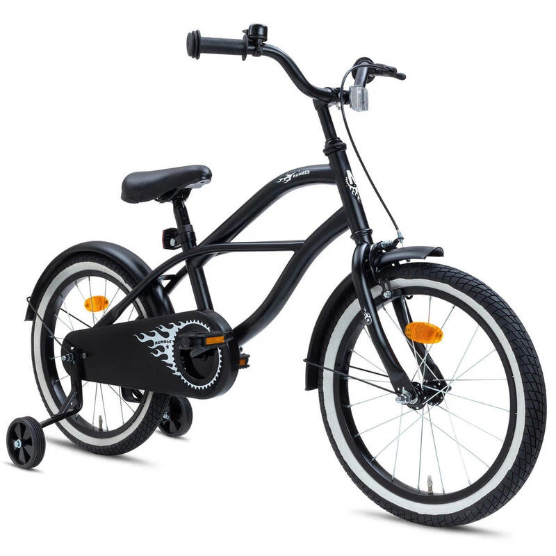 Vélo Enfant Nogan Rumble - 18 pouces - Noir Mat Vélo Enfant Nogan Rumble - 18 Pouces - Noir Mat -Vélos Équipement Magasin velo enfant nogan rumble 18 pouces noir mat 1