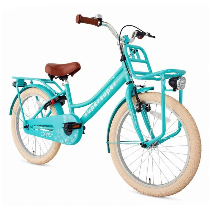 Vélo Enfant SuperSuper Cooper - 20 pouces - Turquoise Vélo Enfant SuperSuper Cooper - 20 Pouces - Turquoise -Vélos Équipement Magasin velo enfant supersuper cooper 20 pouces turquoise 1