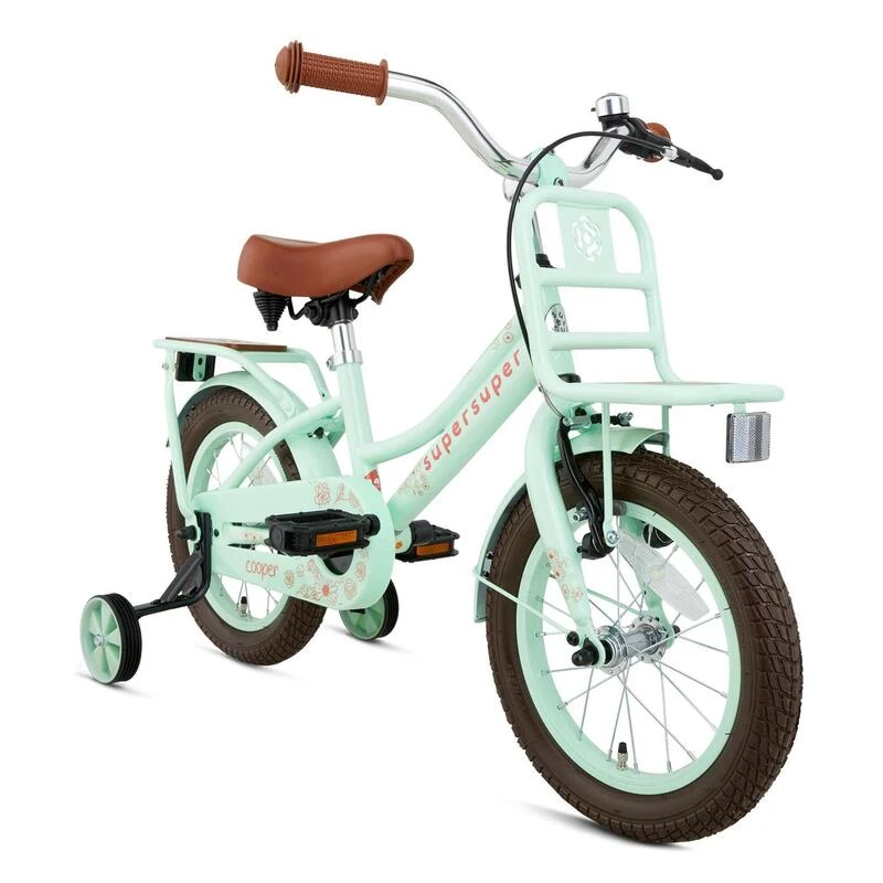 Vélo enfant SuperSuper Cooper Bamboo - 14 pouces - Vert Pistache Vélo Enfant SuperSuper Cooper Bamboo - 14 Pouces - Vert Pistache -Vélos Équipement Magasin velo enfant supersuper cooper bamboo 14 pouces vert pistache 1