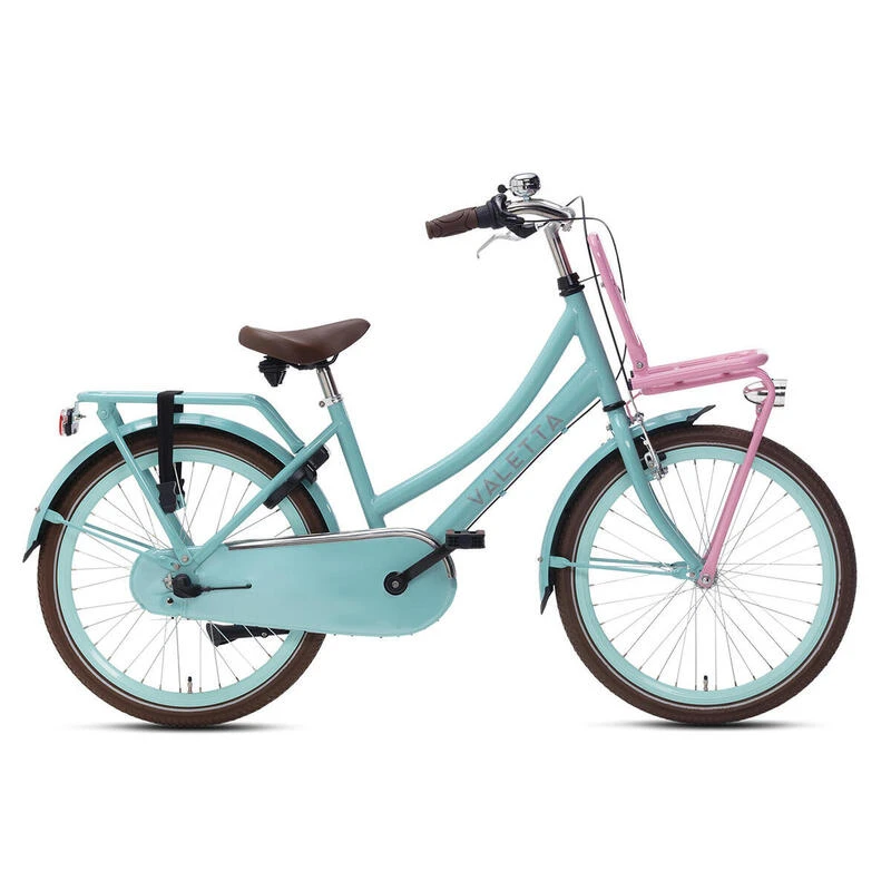 Vélo Enfant Valetta Cargo N3 - Filles - 22 pouces - Turquoise / Rose Vélo Enfant Valetta Cargo N3 - Filles - 22 Pouces - Turquoise / Rose -Vélos Équipement Magasin velo enfant valetta cargo n3 filles 22 pouces turquoise rose