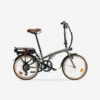 BTWIN Vélo Pliant électrique E FOLD 500 Vert -Vélos Équipement Magasin velo pliant electrique e fold 500 vert