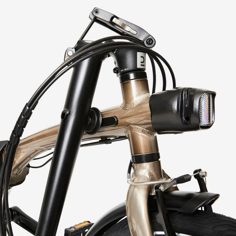 VÉLO PLIANT FOLD 560 ALUMINIUM BRUT VERNIS BTWIN VÉLO PLIANT FOLD 560 ALUMINIUM BRUT VERNIS -Vélos Équipement Magasin velo pliant fold 560 aluminium brut vernis 8