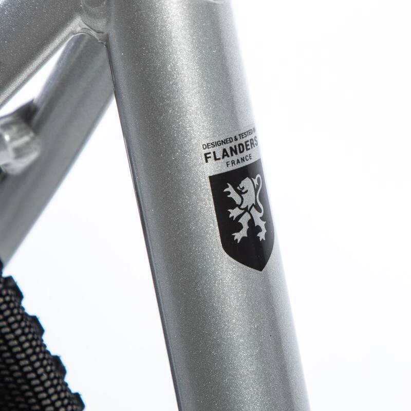 VELO ROUTE HOMME CYCLOTOURISME RC100 GRIS VELO ROUTE HOMME CYCLOTOURISME RC100 GRIS -Vélos Équipement Magasin velo route homme cyclotourisme rc100 gris 9