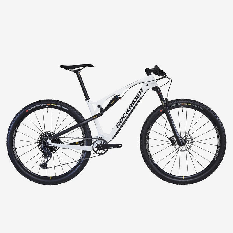 Vélo VTT cross country XC 900 S cadre Carbone et aluminium blanc Rockrider Vélo VTT Cross Country XC 900 S Cadre Carbone Et Aluminium Blanc -Vélos Équipement Magasin velo vtt cross country xc 900 s cadre carbone et aluminium blanc