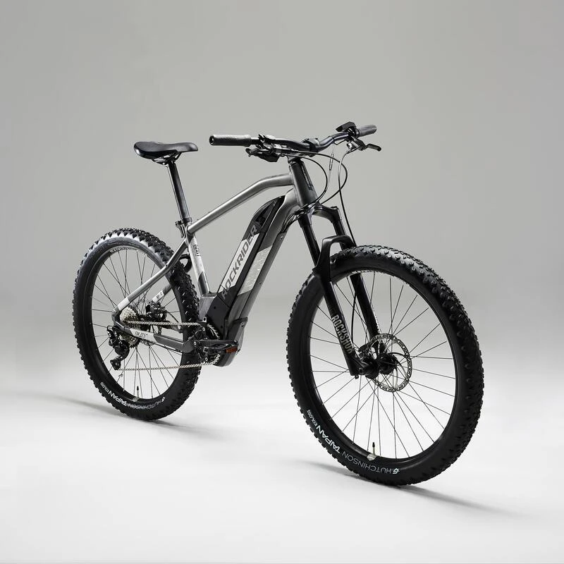 Vélo VTT électrique semi-rigide 27'5"+, e-ST 900 Gris Rockrider Vélo VTT électrique Semi-rigide 27'5"+, E-ST 900 Gris -Vélos Équipement Magasin velo vtt electrique semi rigide 275 e st 900 gris 1
