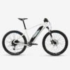 Rockrider Vélo VTT électrique Semi-rigide 27'5", E-ST100 BLANC 2 Rockrider Vélo VTT électrique Semi-rigide 27'5", E-ST100 BLANC -Vélos Équipement Magasin velo vtt electrique semi rigide 275 e st100 blanc
