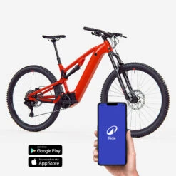 Rockrider Vélo VTT électrique Tout Suspendu 29" - E-EXPL 520 S Rouge Vif -Vélos Équipement Magasin velo vtt electrique tout suspendu 29 e expl 520 s rouge vif 1