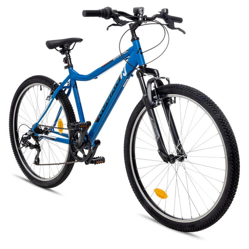 Vélo VTT Enfant Nogan Gravel GO Suspension - 26 pouces - Ocean Blue Vélo VTT Enfant Nogan Gravel GO Suspension - 26 Pouces - Ocean Blue -Vélos Équipement Magasin velo vtt enfant nogan gravel go suspension 26 pouces ocean blue 1