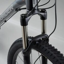 Rockrider VÉLO VTT ST 900 GRIS ORANGE 27,5" -Vélos Équipement Magasin velo vtt st 900 gris orange 275 4