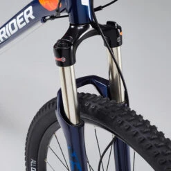 Rockrider VÉLO VTT TOUT SUSPENDU ST 540 S BLEU ORANGE 27,5" -Vélos Équipement Magasin velo vtt tout suspendu st 540 s bleu orange 275 2