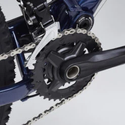 Rockrider VÉLO VTT TOUT SUSPENDU ST 540 S BLEU ORANGE 27,5" -Vélos Équipement Magasin velo vtt tout suspendu st 540 s bleu orange 275 4