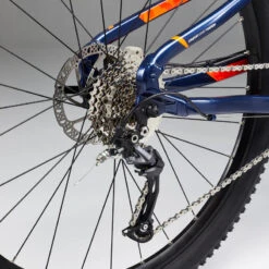 Rockrider VÉLO VTT TOUT SUSPENDU ST 540 S BLEU ORANGE 27,5" -Vélos Équipement Magasin velo vtt tout suspendu st 540 s bleu orange 275 5