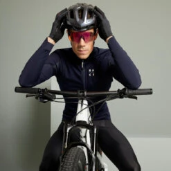 Veste Hiver VTT Manches Longues Rockrider Bleu Nuit -Vélos Équipement Magasin veste hiver vtt manches longues rockrider bleu nuit 6