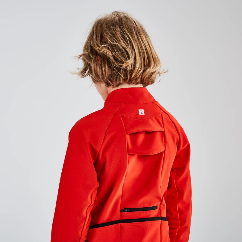 VESTE VELO ENFANT 900 NOIRE ROUGE BTWIN VESTE VELO ENFANT 900 NOIRE ROUGE -Vélos Équipement Magasin veste velo enfant 900 noire rouge 3