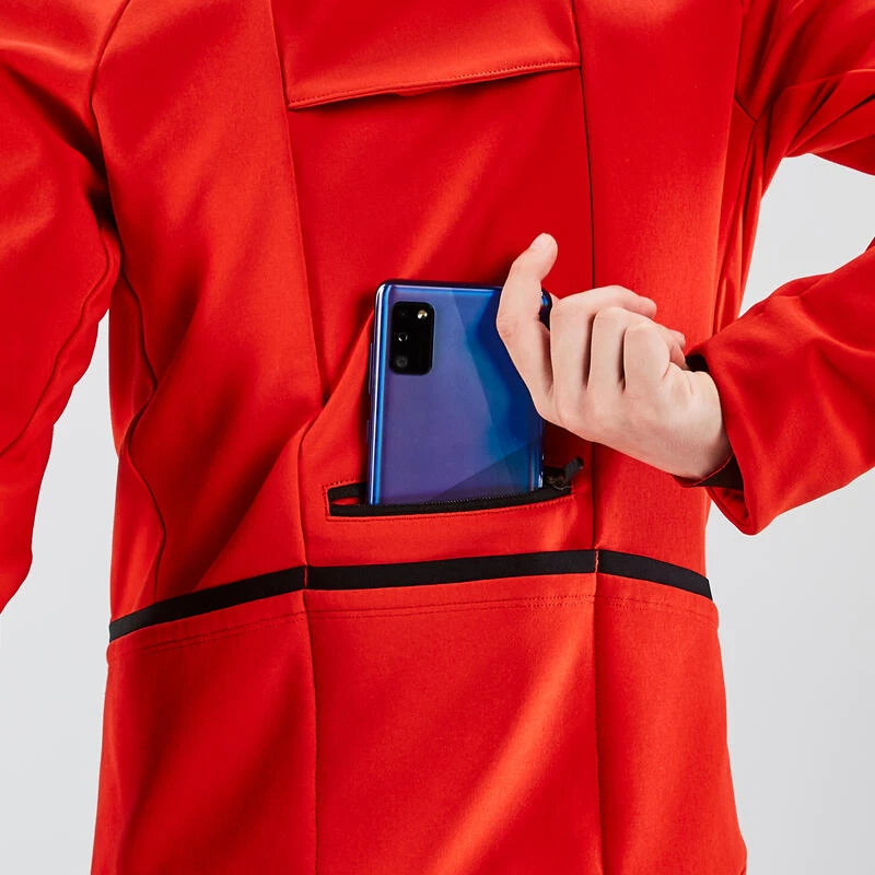 VESTE VELO ENFANT 900 NOIRE ROUGE BTWIN VESTE VELO ENFANT 900 NOIRE ROUGE -Vélos Équipement Magasin veste velo enfant 900 noire rouge 5