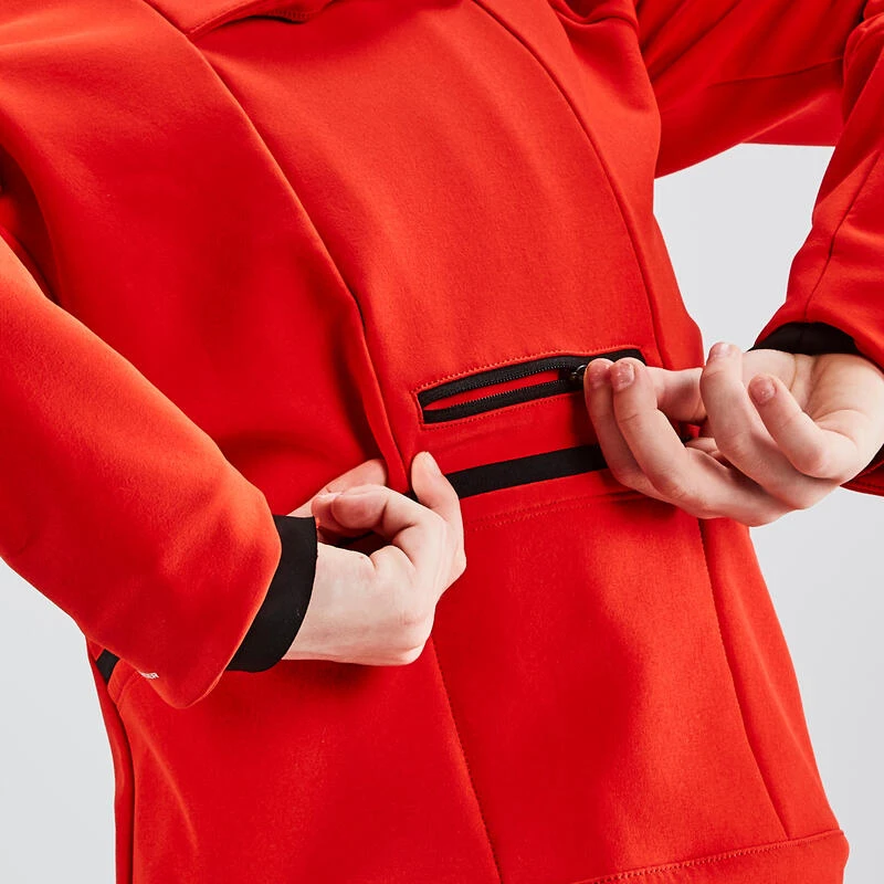 VESTE VELO ENFANT 900 NOIRE ROUGE BTWIN VESTE VELO ENFANT 900 NOIRE ROUGE -Vélos Équipement Magasin veste velo enfant 900 noire rouge 6