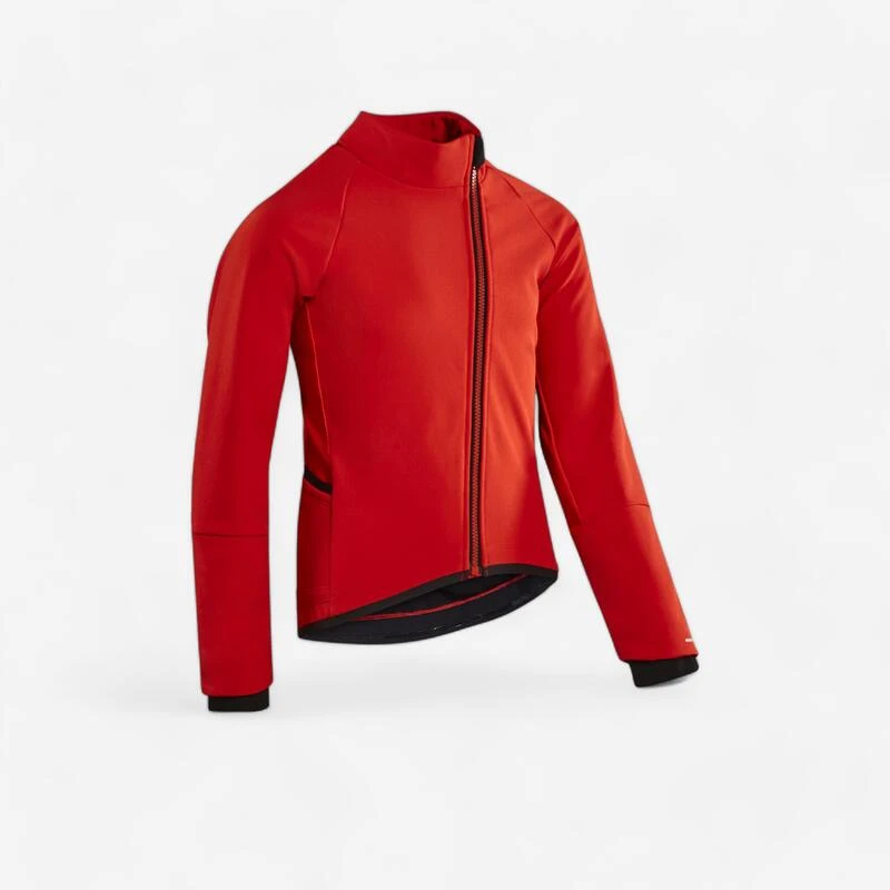 VESTE VELO ENFANT 900 NOIRE ROUGE BTWIN VESTE VELO ENFANT 900 NOIRE ROUGE -Vélos Équipement Magasin veste velo enfant 900 noire rouge