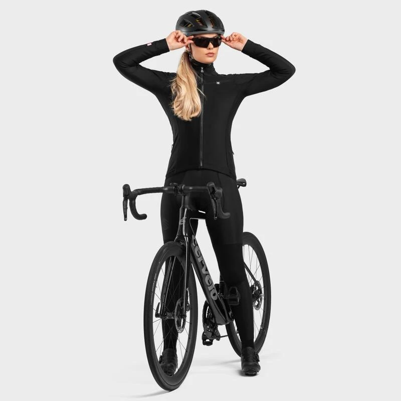 Veste vélo softshell femme Cyclisme J1 Vermont Noir Veste Vélo Softshell Femme Cyclisme J1 Vermont Noir -Vélos Équipement Magasin veste velo softshell femme cyclisme j1 vermont noir 3