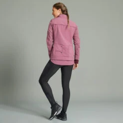 Rockrider VESTE VELO VTT HIVER FEMME ROSE -Vélos Équipement Magasin veste velo vtt hiver femme rose 2