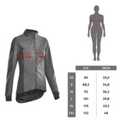 Rockrider VESTE VELO VTT HIVER FEMME ROSE -Vélos Équipement Magasin veste velo vtt hiver femme rose 5