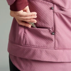 Rockrider VESTE VELO VTT HIVER FEMME ROSE -Vélos Équipement Magasin veste velo vtt hiver femme rose 6