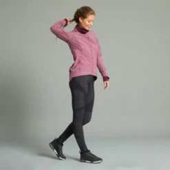 Rockrider VESTE VELO VTT HIVER FEMME ROSE -Vélos Équipement Magasin veste velo vtt hiver femme rose 7