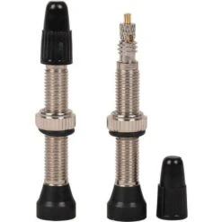 Zefal Tubeless Valves - Argent, 45 Mm, Lot De 2 -Vélos Équipement Magasin zefal tubeless valves argent 45 mm lot de 2 2